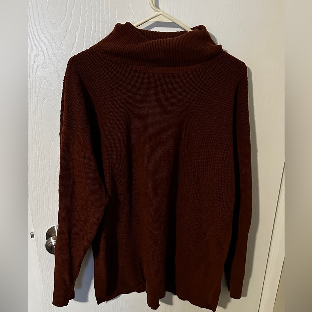 Brown Turtleneck Sweater (XL)